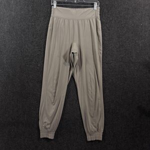 Lululemon Sun Setter Joggers Women's 6 Gray Woven Elastic Cuff Lounge Pants